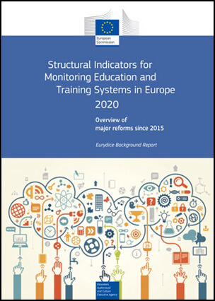 Omslag Eurydikerapporten Structural Indicators for Monitoring Education and Training Systems in Europe 2020
