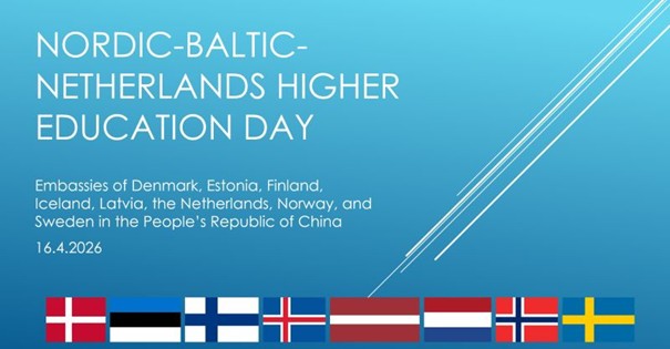 Grafisk presentation Seminarium i nordisk-baltisk-nederländsk krets om akademiskt samarbete med Kina april 2026.