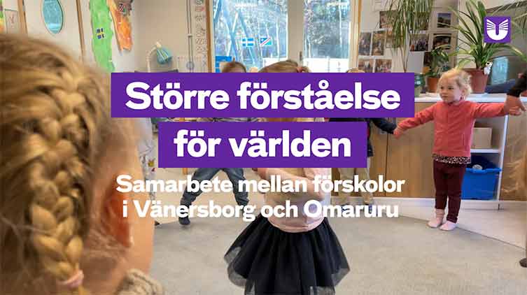 Exempel på filmsekvens med skyltar producerade enligt UHR:s grafiska profil.
